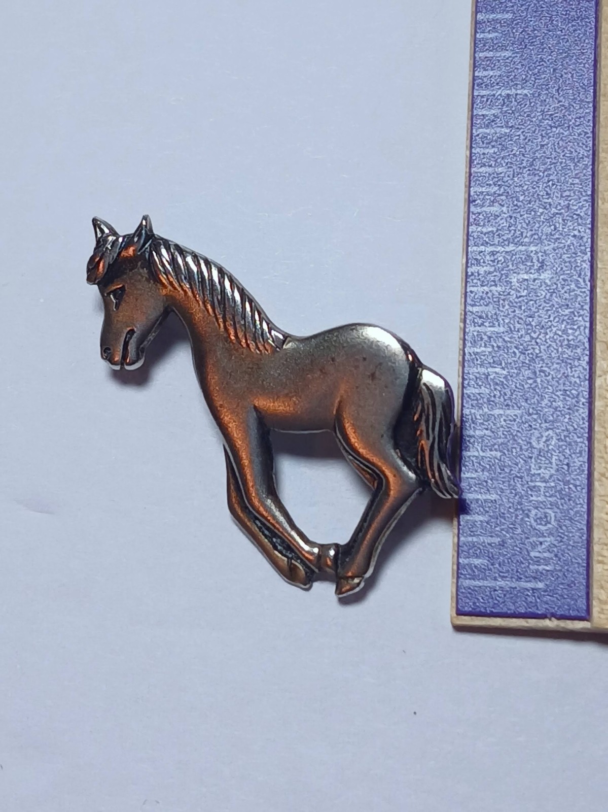 VTG N.E. From Denmark Sterling 925 Pony Horse Brooch Satin Finish