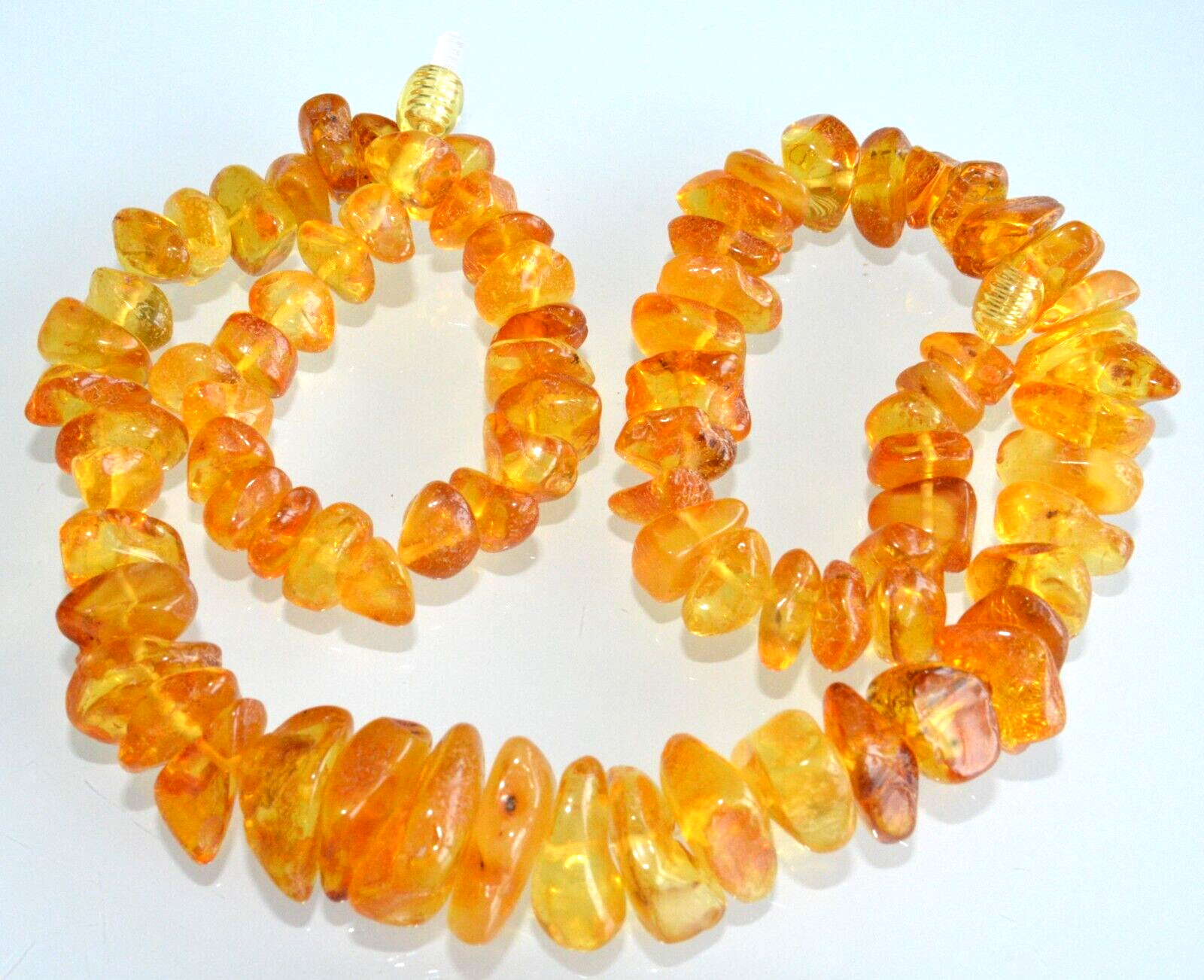 44gr RUSSIAN SOVIET BALTIC AMBER BEAD NECKLACE 琥珀 BRACELET STONE PENDANT EARRING