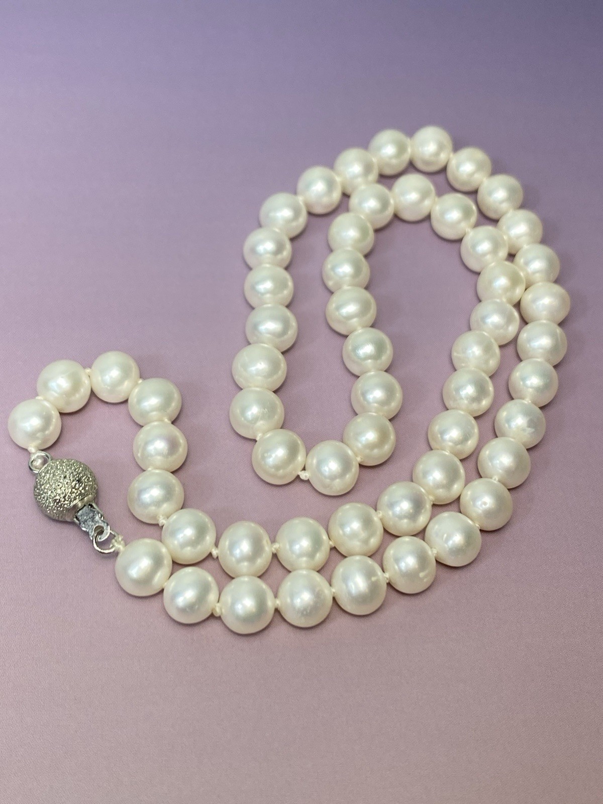 Vintage Cultured 7-8mm Pearl Necklace 45cm L