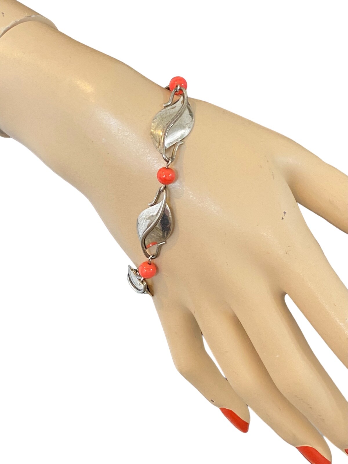 Vintage SIMMONS Sterling Silver MCM Art Deco Modernist Retro Bracelet