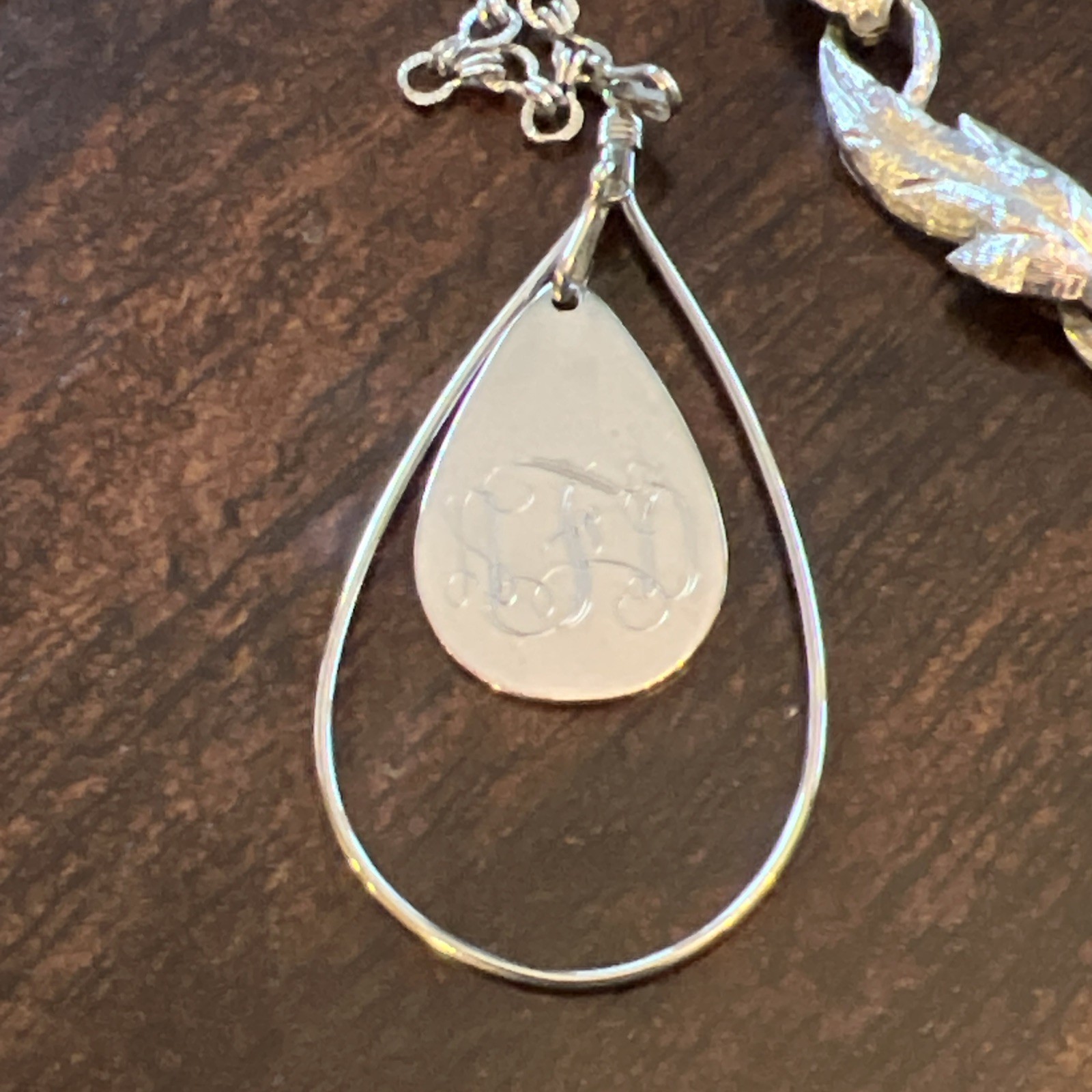 5 DIFFERENT VINTAGE SILVER TONE Estate NECKLACES