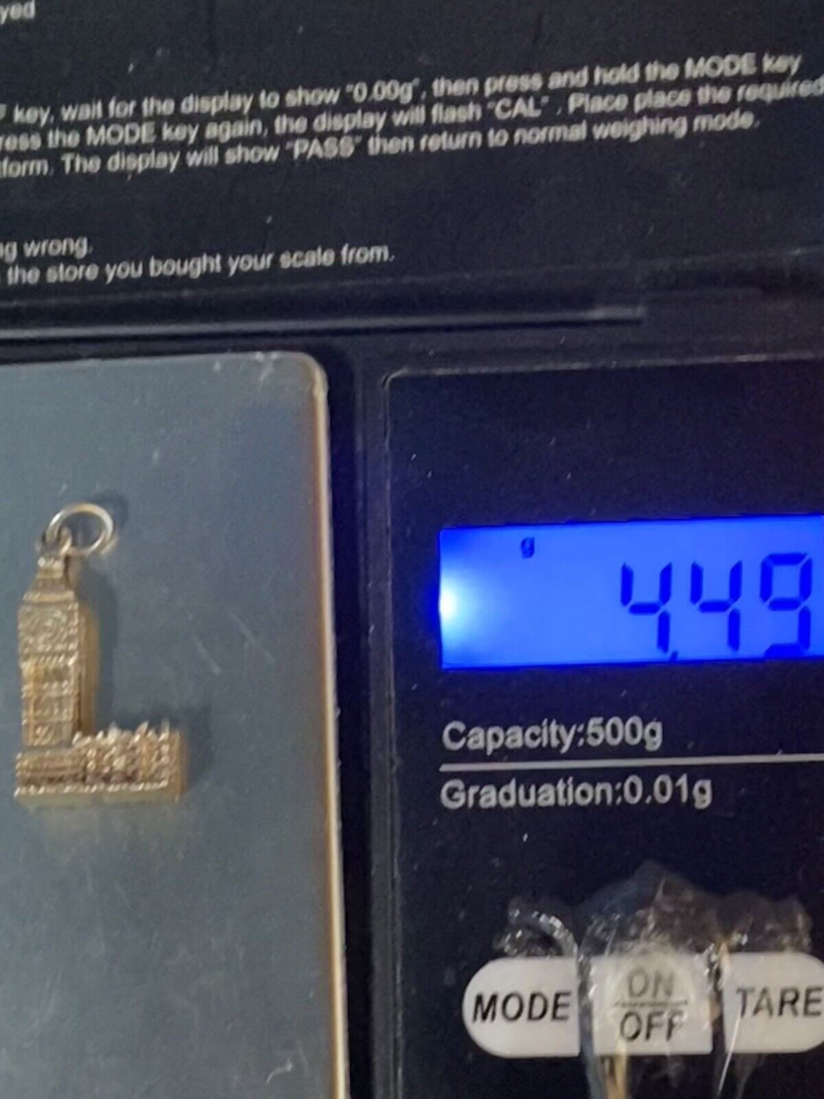 VTG Payton, Pepper & Son 3D Big Ben/Parliament Bracelet Charm/Pendant-England