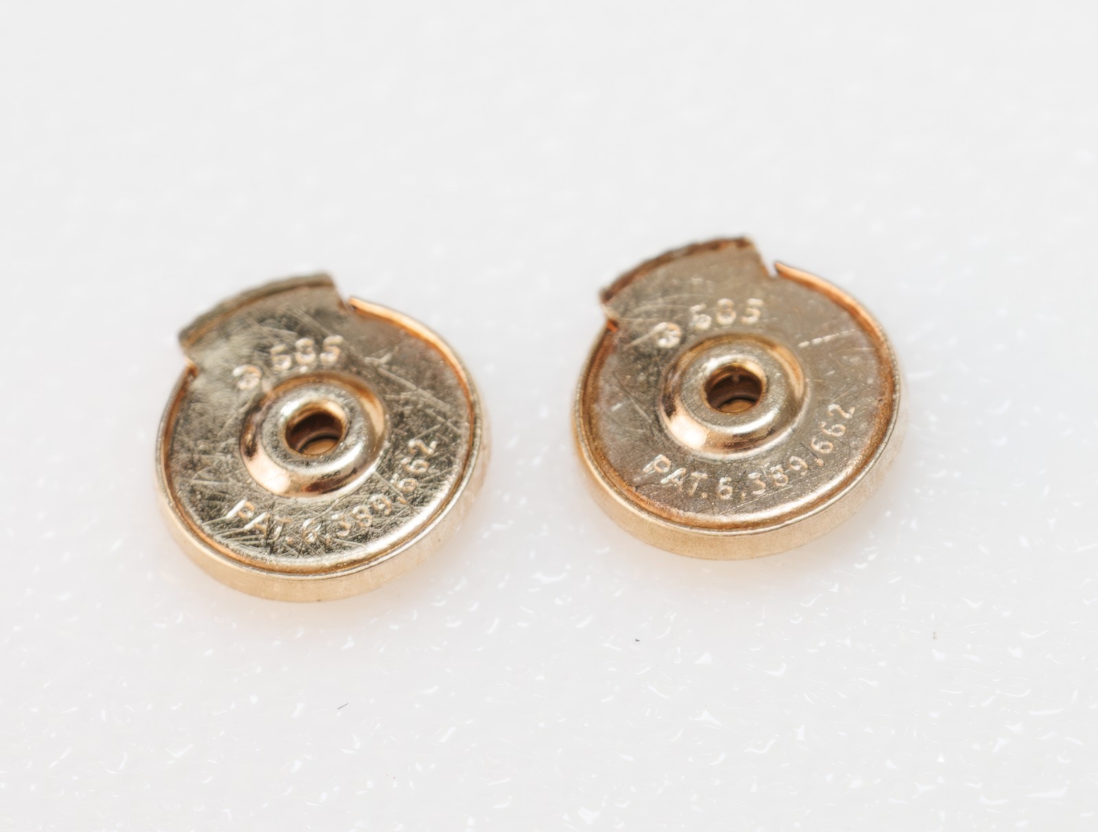 Natural Diamond 1/2ctw Studs Round 14k Yellow Gold Earrings Secure Lock Backs