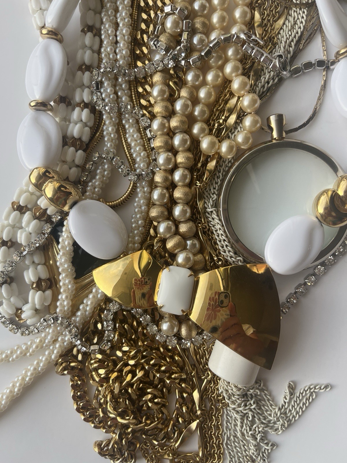 Lot 14 Vintage & Costume Necklaces, 60s-80s. Think Wayland Flowers & Madame 💅🏼