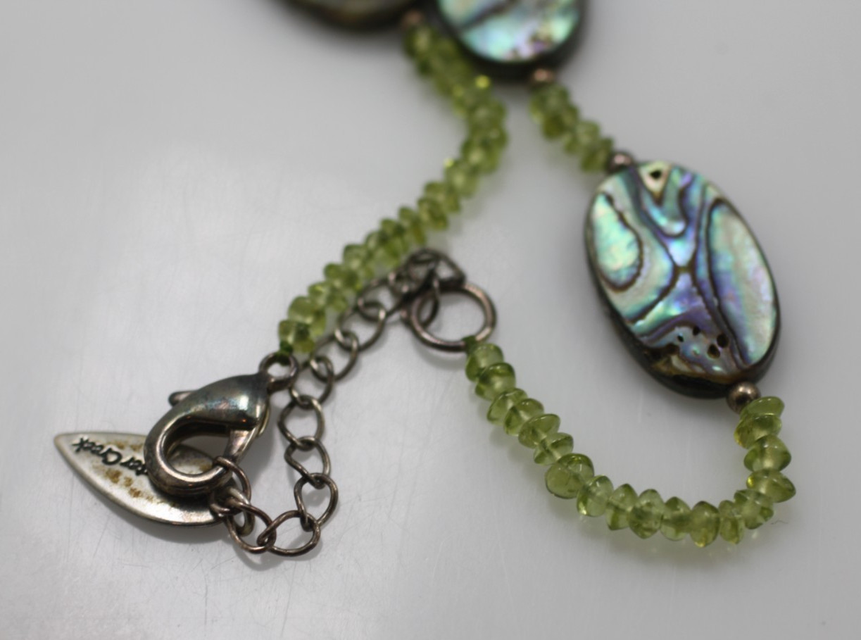 Abalone Ovals Necklace Large Double Sided Abalone Oval Pendant Coldwater Creek