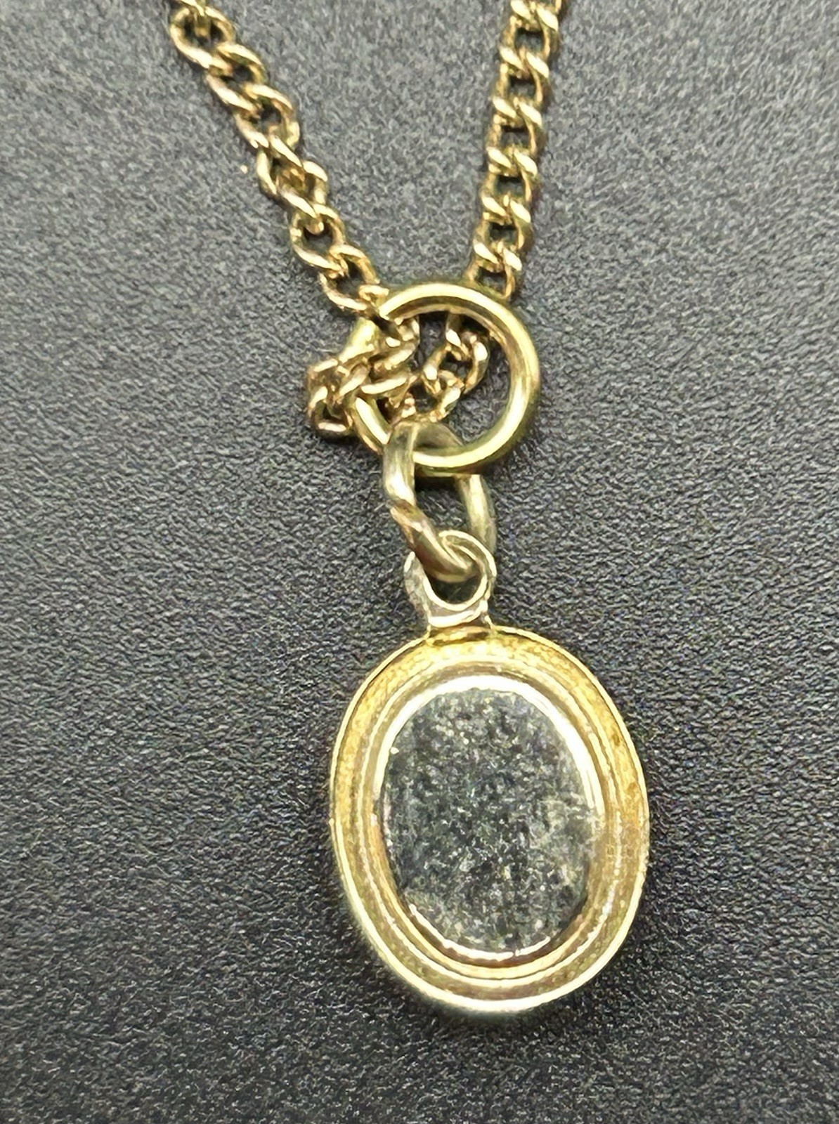 VTG Gold Tone Oval Cameo Jewelry Set Necklace Bracelet Ring Earrings for Child