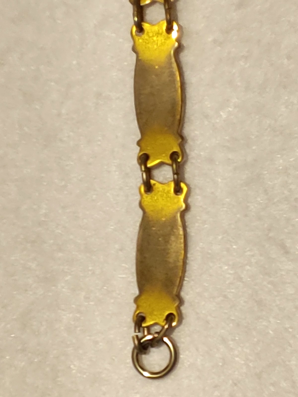 vintage – bracelet – Metal Goldtone – 1/4 in x 6 1/2 in Long