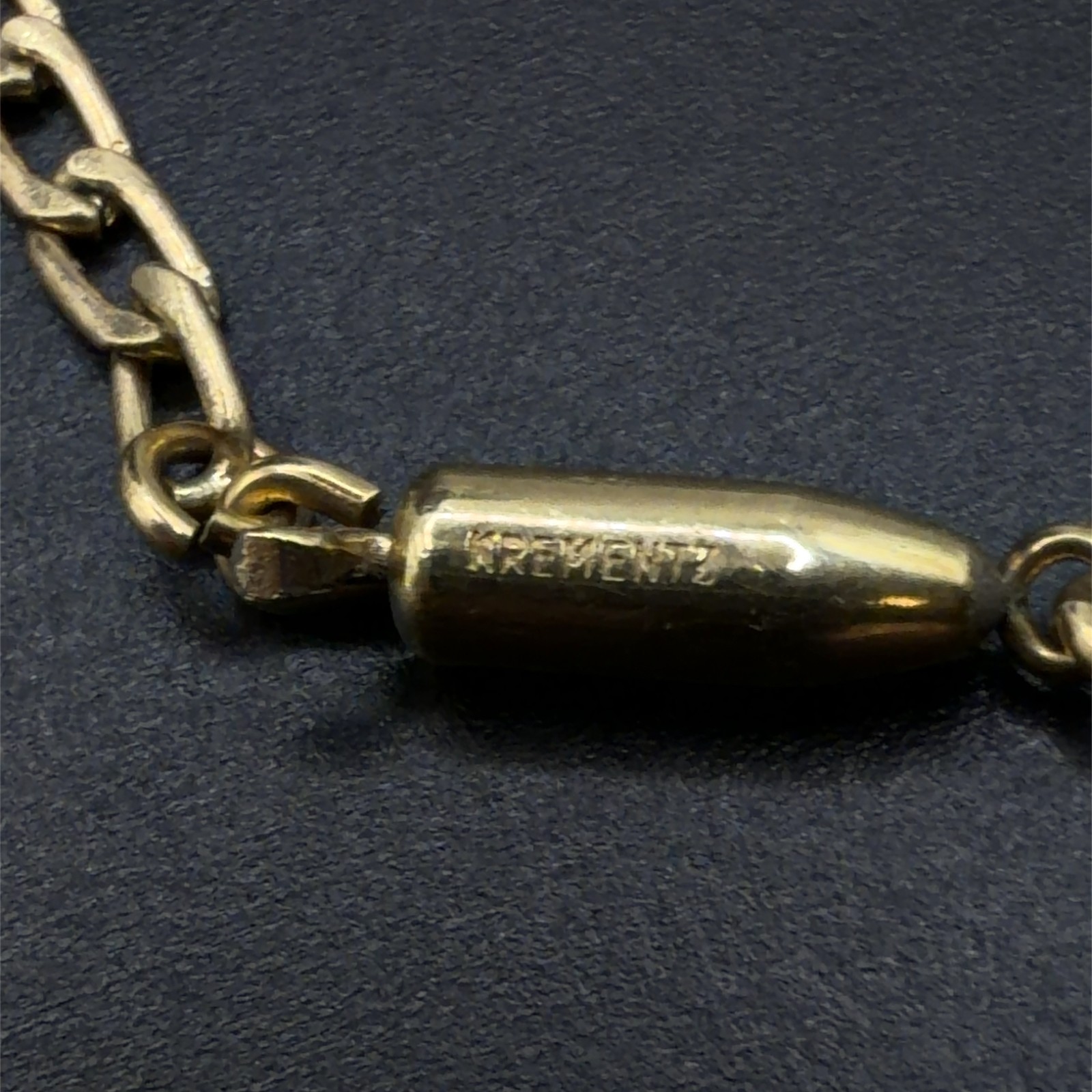 Vintage Krementz 16.5 Inch x 2.9 mm Gold Filled Cuban Link Necklace – 4.6 Grams