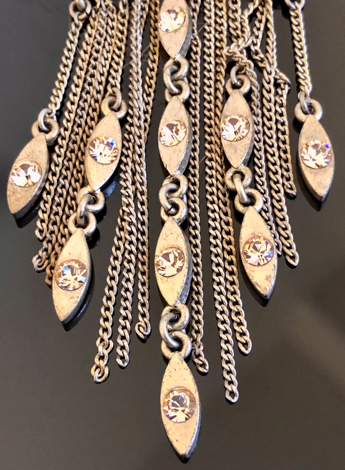 Chain Dangle Chandelier Earrings Vintage Style