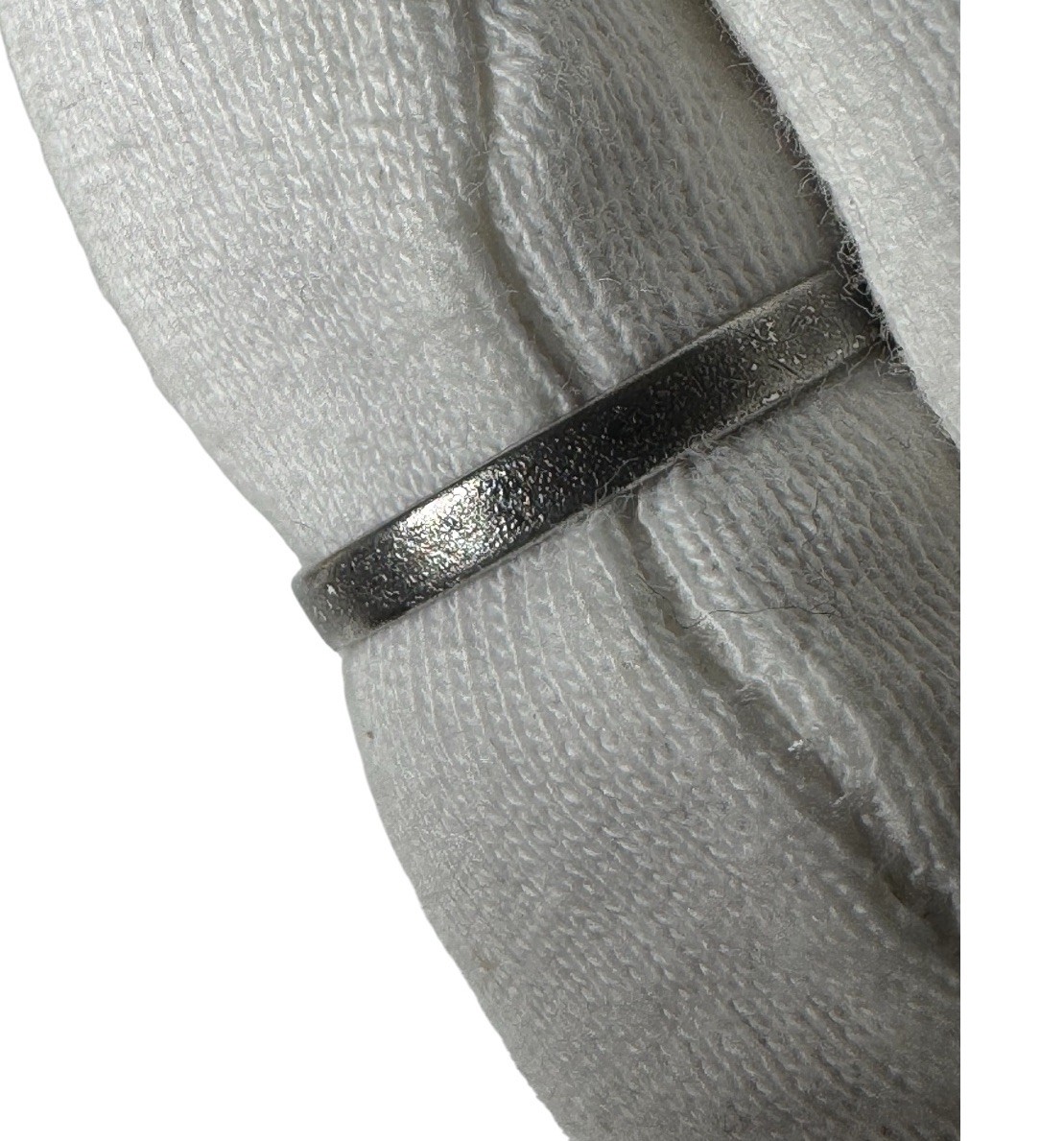 VINTAGE STERLING SILVER MOTHER OF PEARL COCKTAIL RING SIZE 7.5” Signed