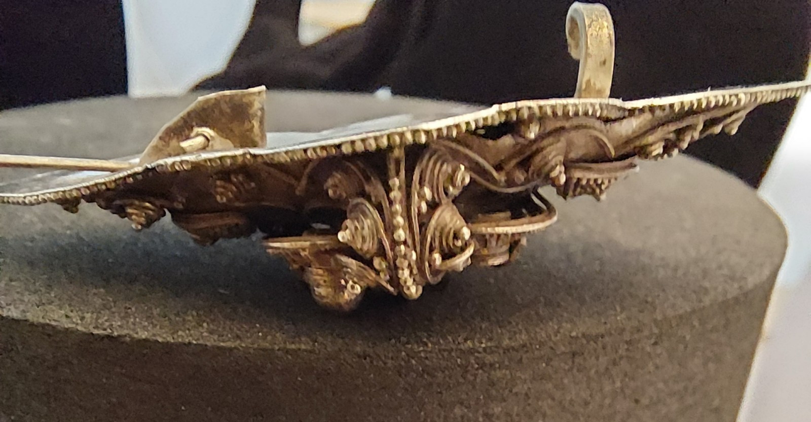 Antique Sterling Silver Late 1800’s Victorian Era Dragon/Bug (?) Brooch