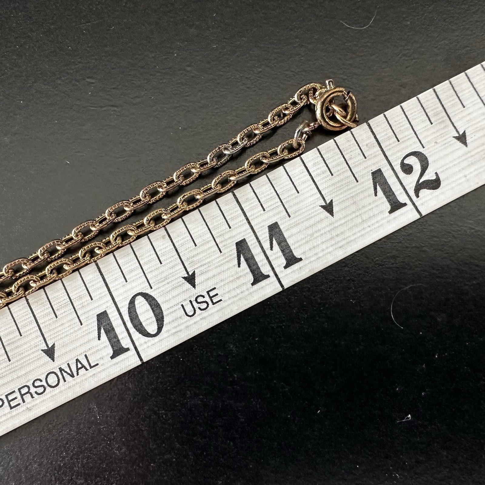 Vintage Gold Tone Articulated 2.75″ Turtle 24″ Chain Necklace UNSigned