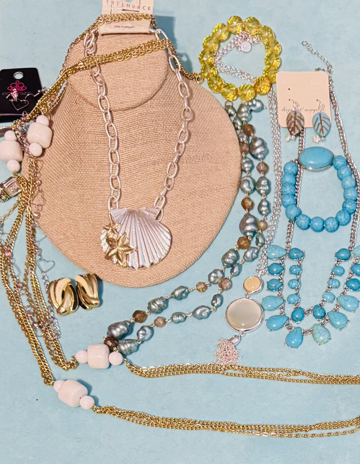 Vintage High End Jewelry Lot Henri Mendel J Crew Monet Liz Claiborne Chicos 1928
