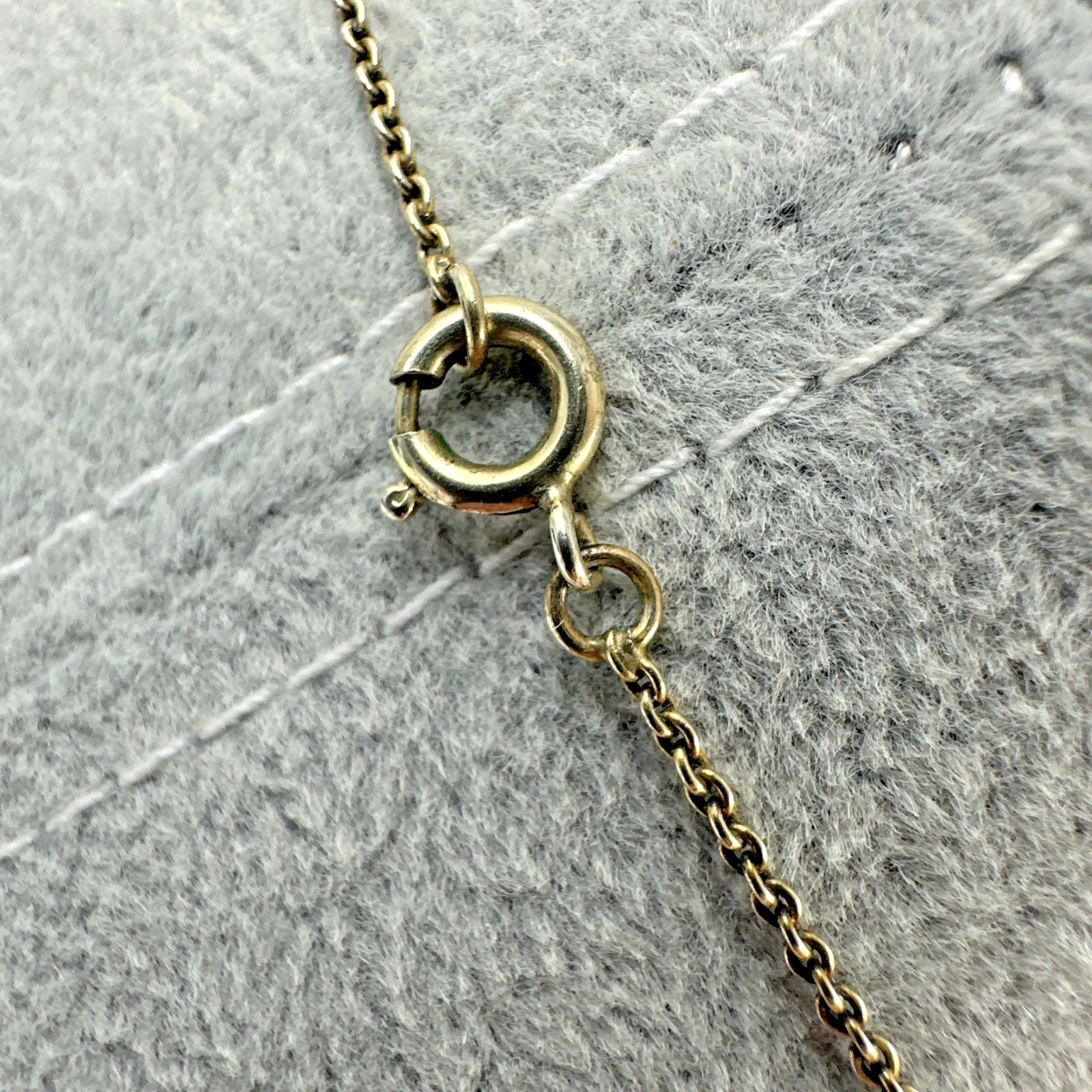 Vtg Albert Scharning Necklace Sterling Silver White Black Enamel MCM Norway 16″