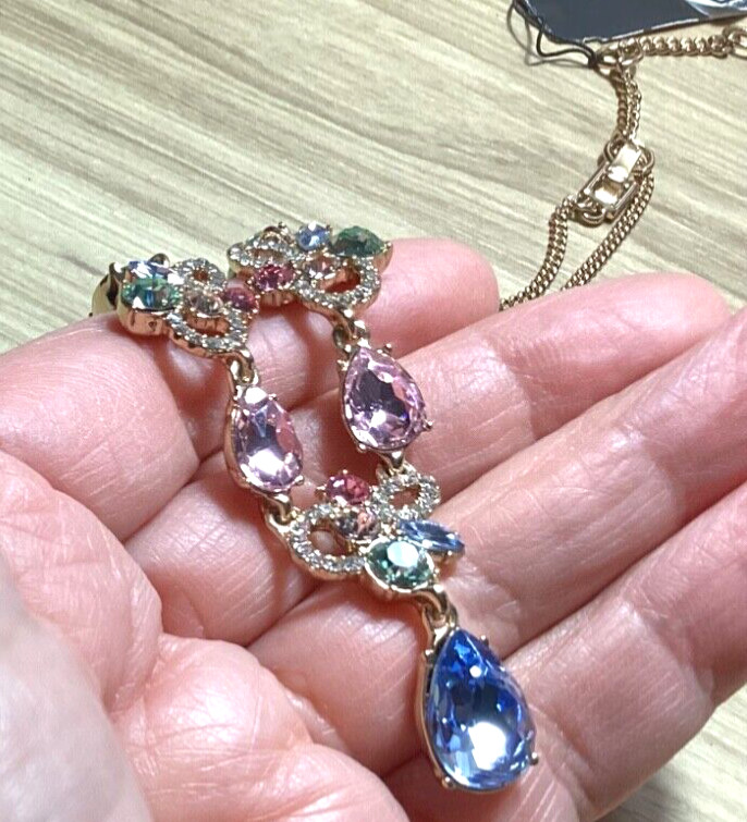 GIVENCHY MULTICOLOR NECKLACE 16-19 INCHES LONG