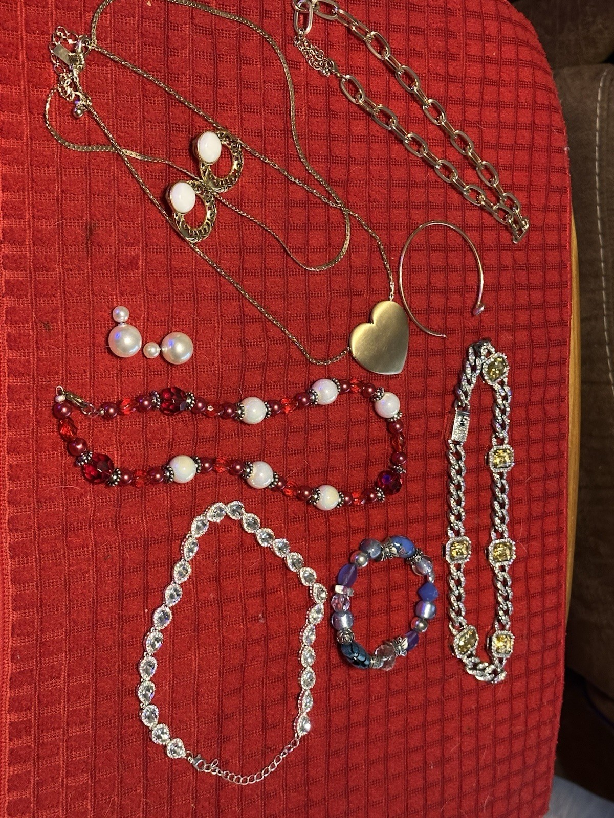 Vintage Costume Jewelry ALL WEARABLE used Lot Some Signed