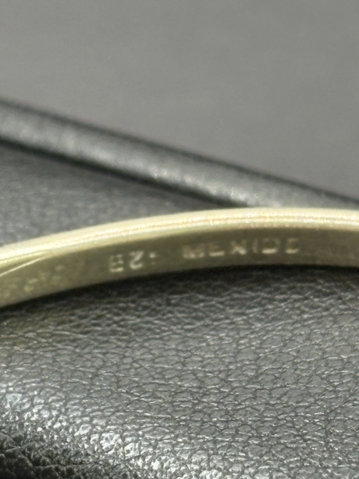 Vintage Sterling Silver Hook 7″ Clasp Bangle Bracelet 10 Grams Mexico F24
