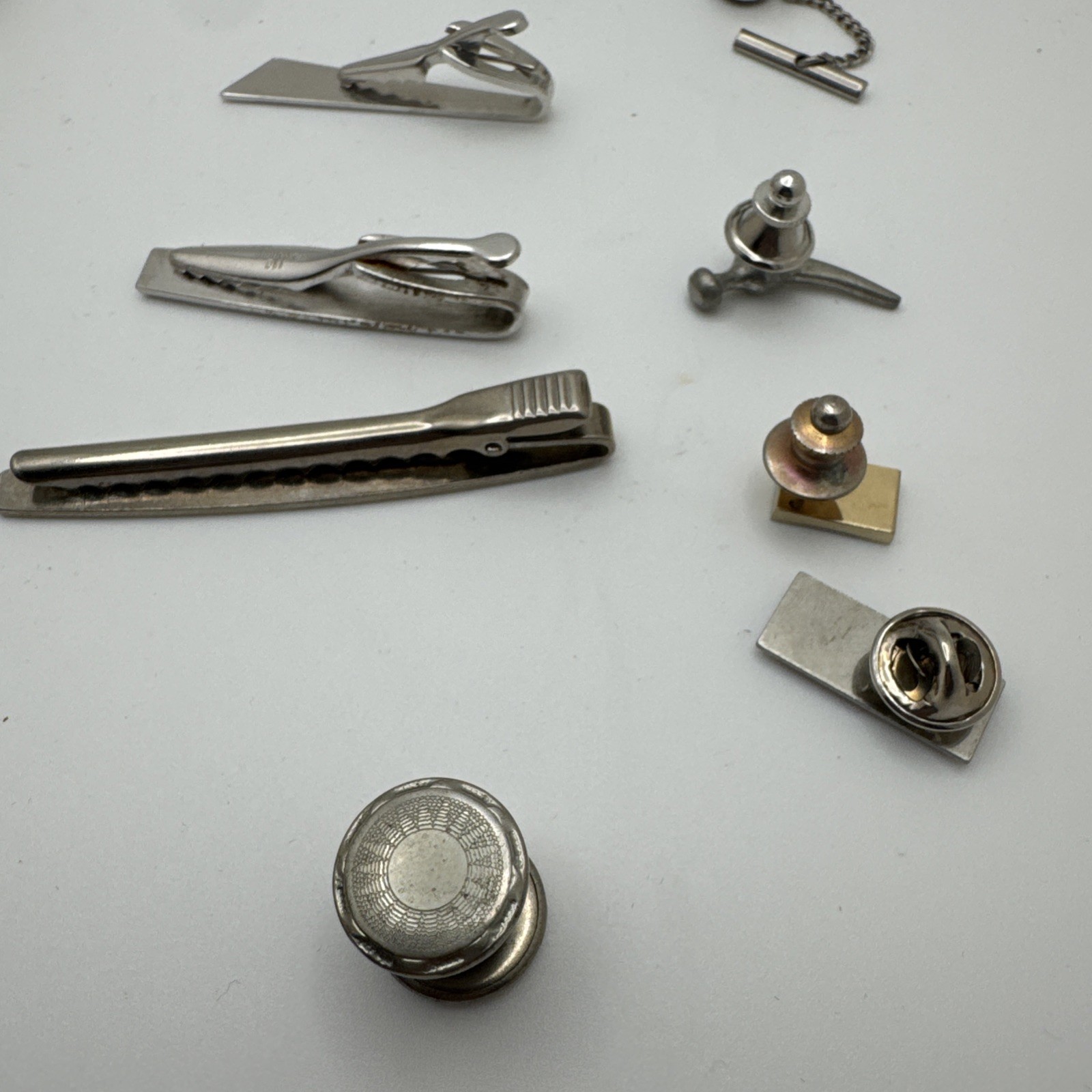 Vintage Now Tie Tack Tie Clip Cuff Link Lot Sale Men’s Fashion Read