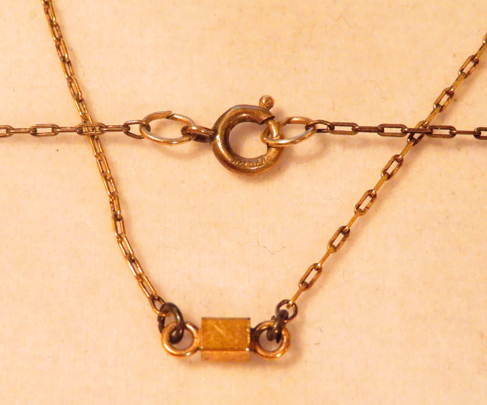 Vintage Chain Necklace 12K Gold Filled 17 1/2″