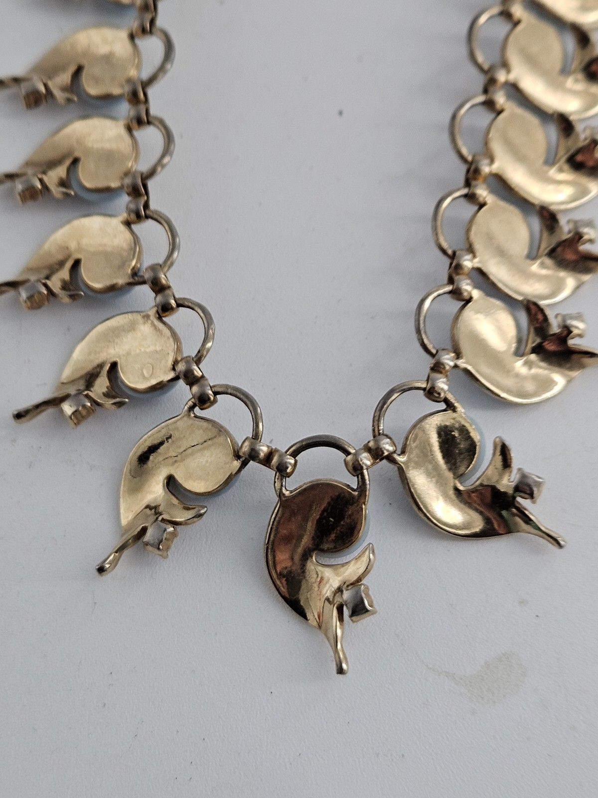 Vintage Unique Necklace Lot Multi Color Mixed Materials And Styles