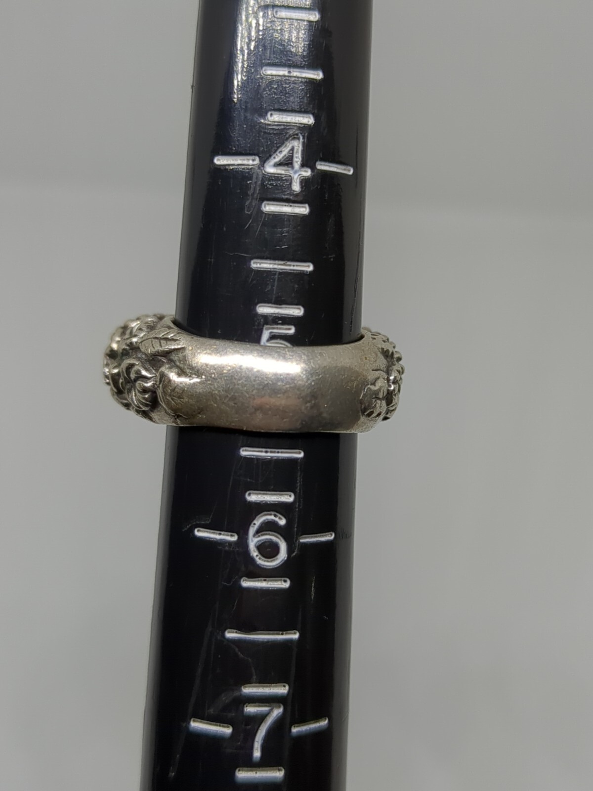 Vintage Dian Malouf DLM Sterling Silver 925 Flower Ring Size 5