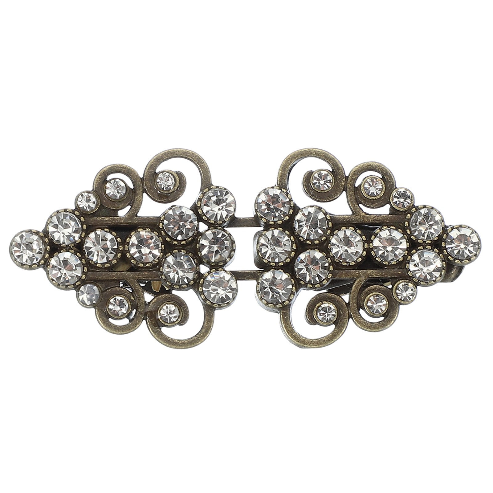 Dress Clips Back Cinch,Retro Sweater Clip Cardigan Clips(5.7×2.4×1.4cm, Bronze)