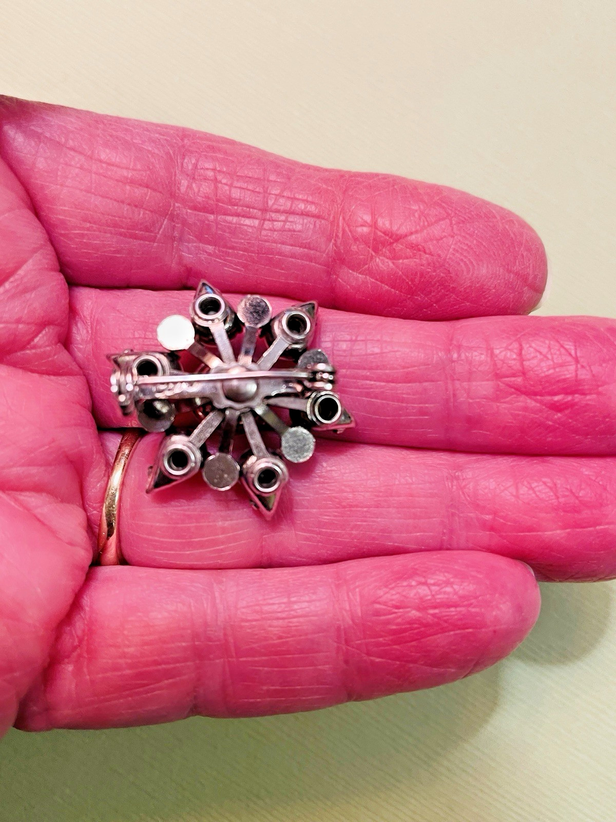 Rhinestone Jewelry Lot Dangle Earrings + 4 Pin Brooch Unsigned & Coro – 5 Piece