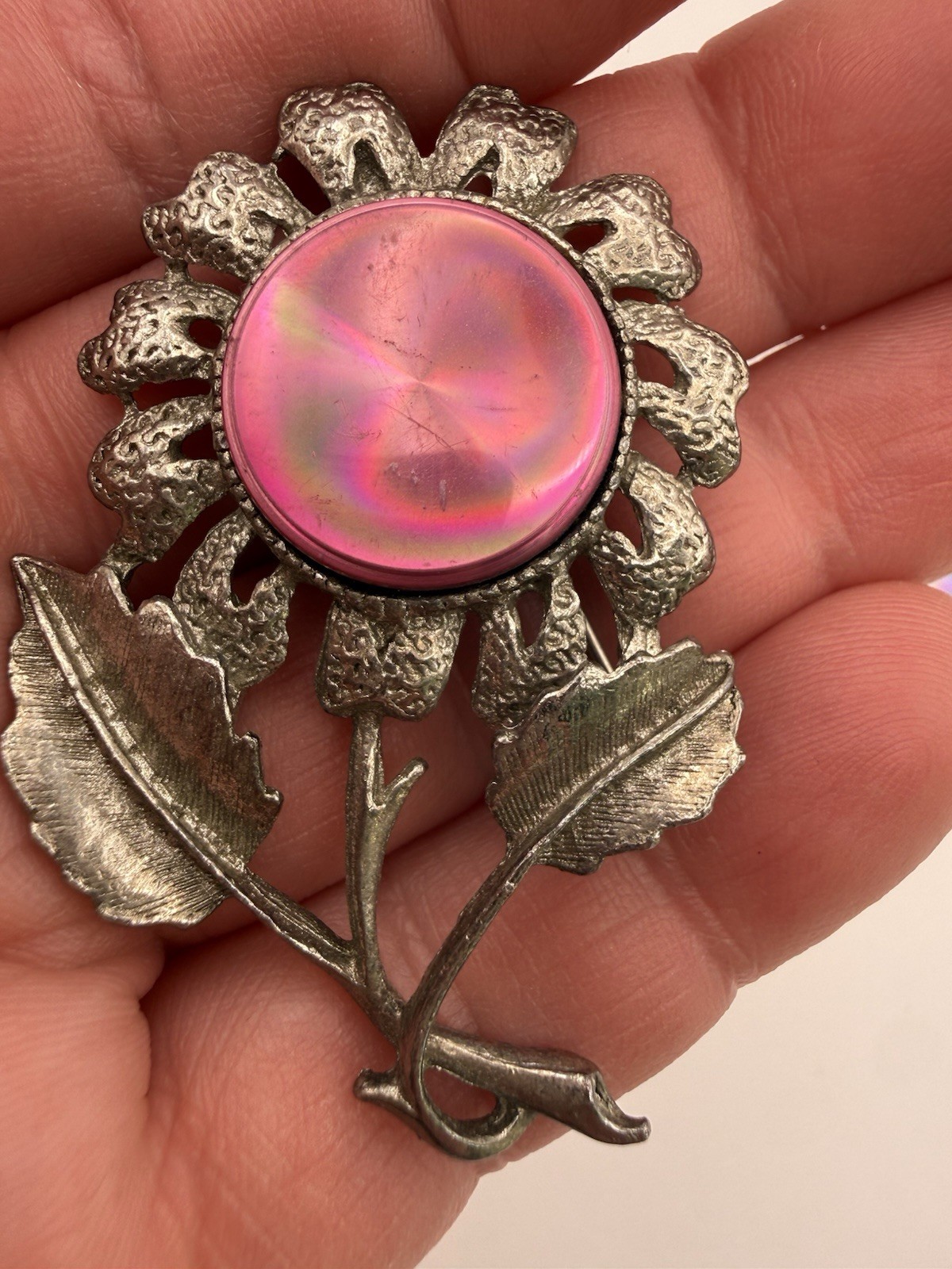 Vintage Jewelerama Brooch Lot Dog Flower Circle Wreath Pin