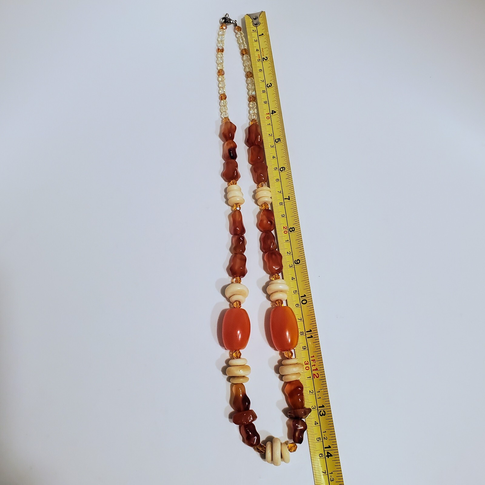 Bead Necklace Carnelian Agate Bone Crystal Butterscotch Egg Yolk Amber Beads UV