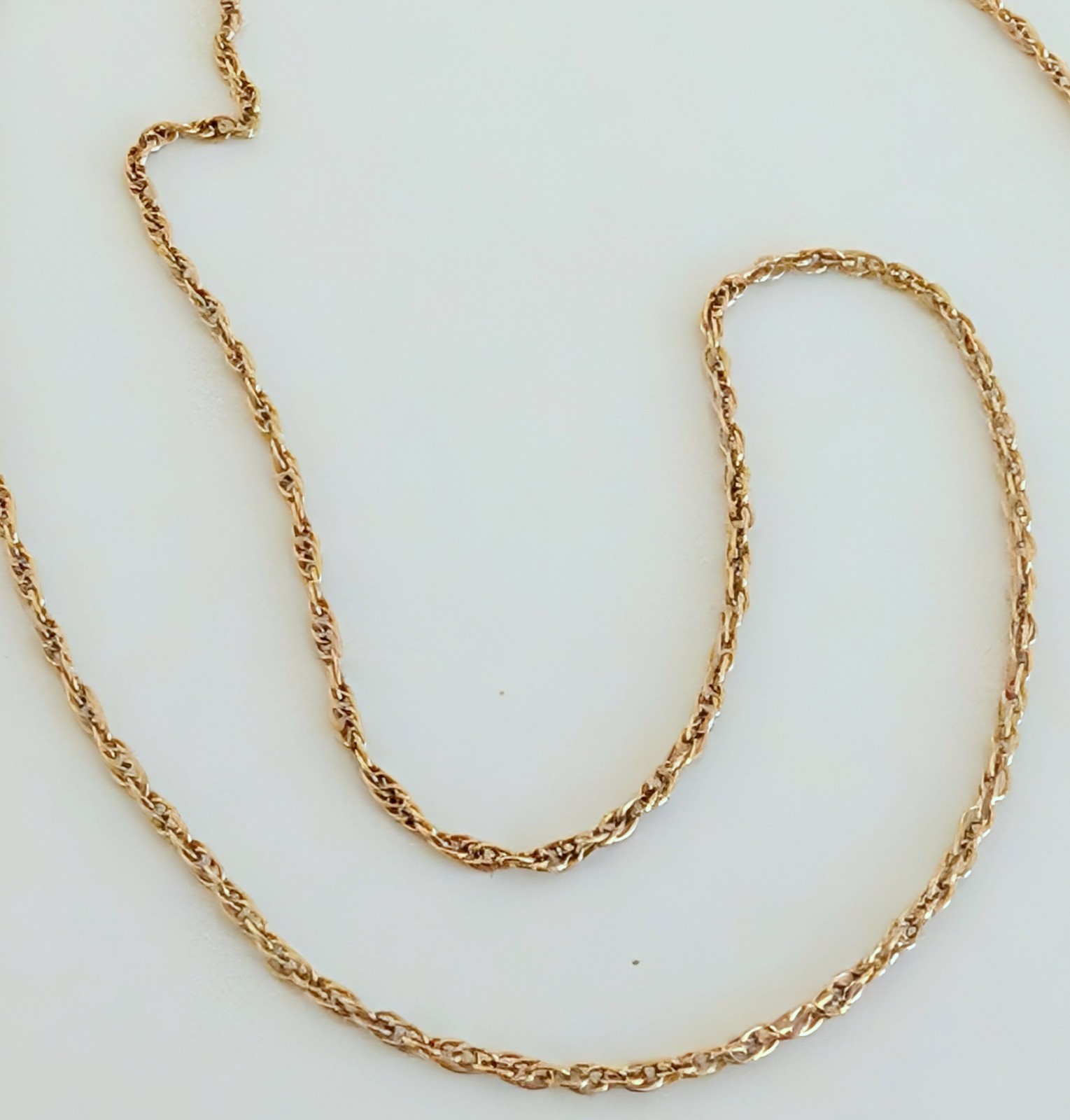Vintage Krementz 12K GF Gold Filled Fine Necklace Chain 18.25″