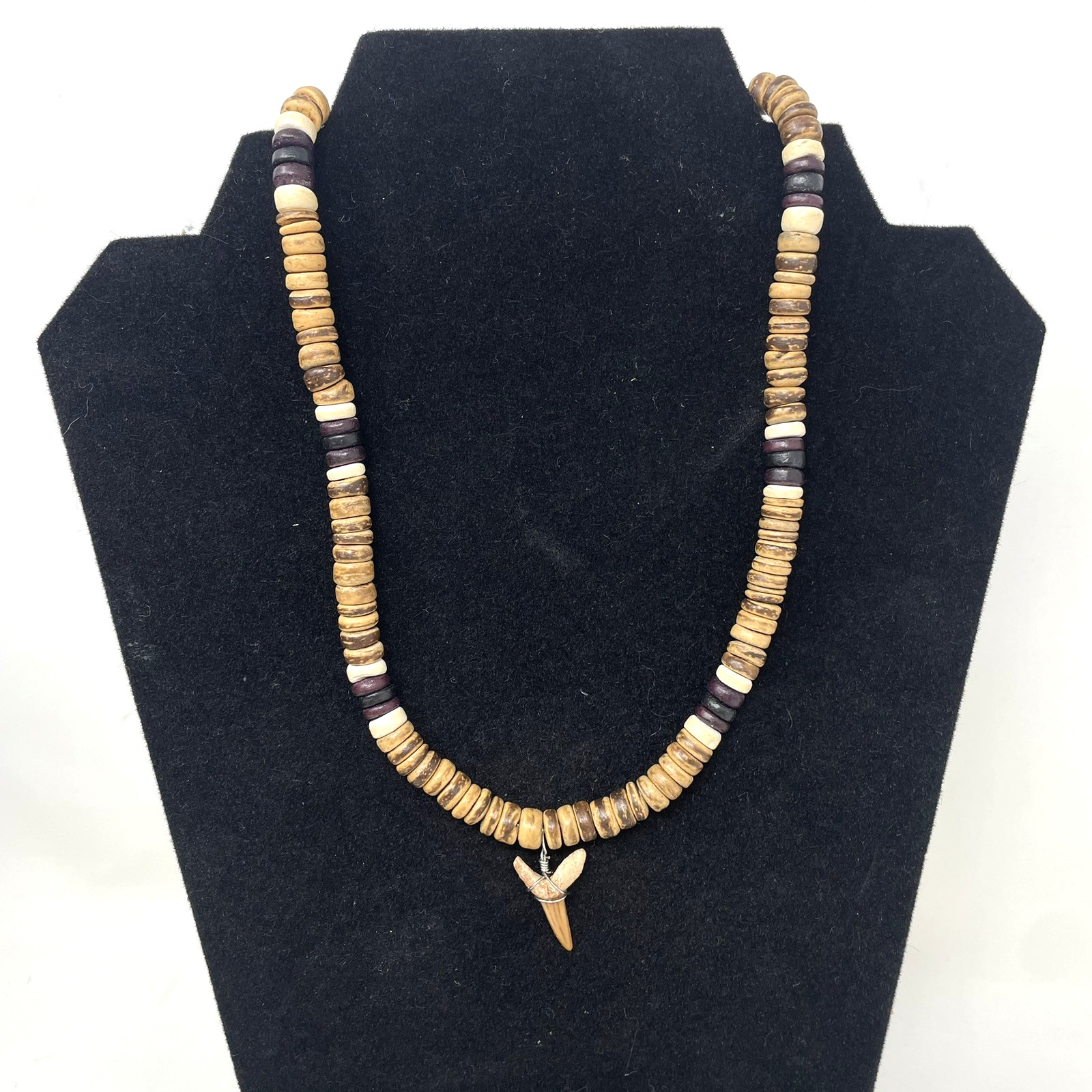 Vintage Estate Necklace Bracelet Lot 23 Brown Tones Mixed Ethnic Moonstone Beads