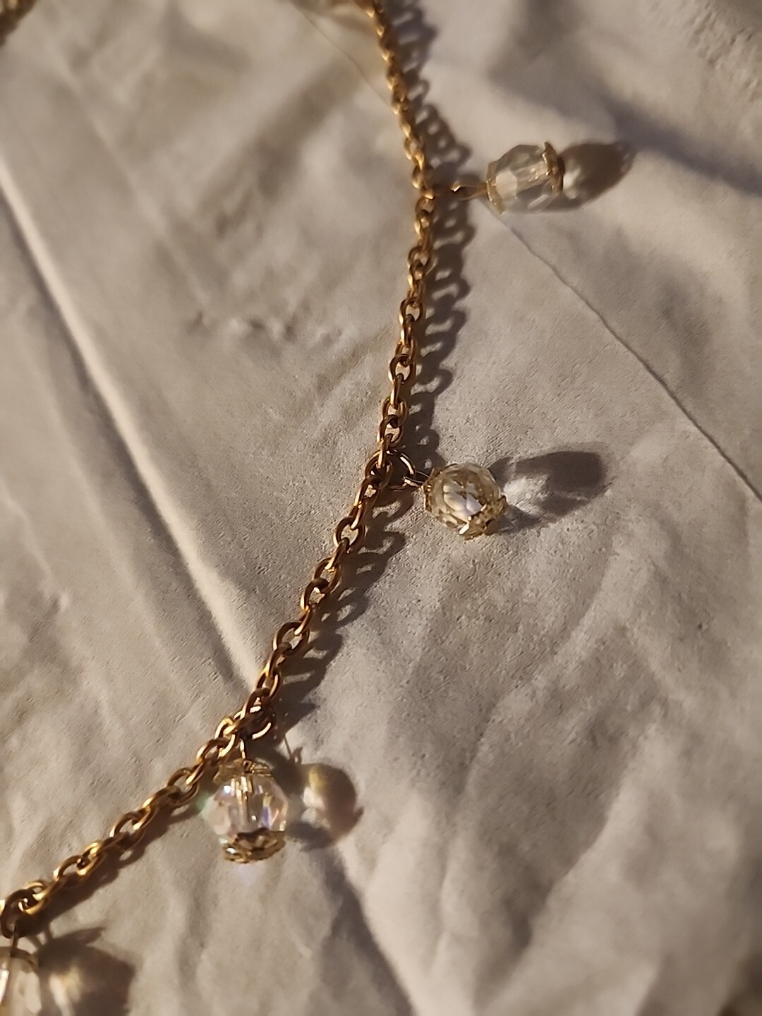 Beautiful Art Deco Czech Faceted Bead Necklace Circa 1920 – 19.5″