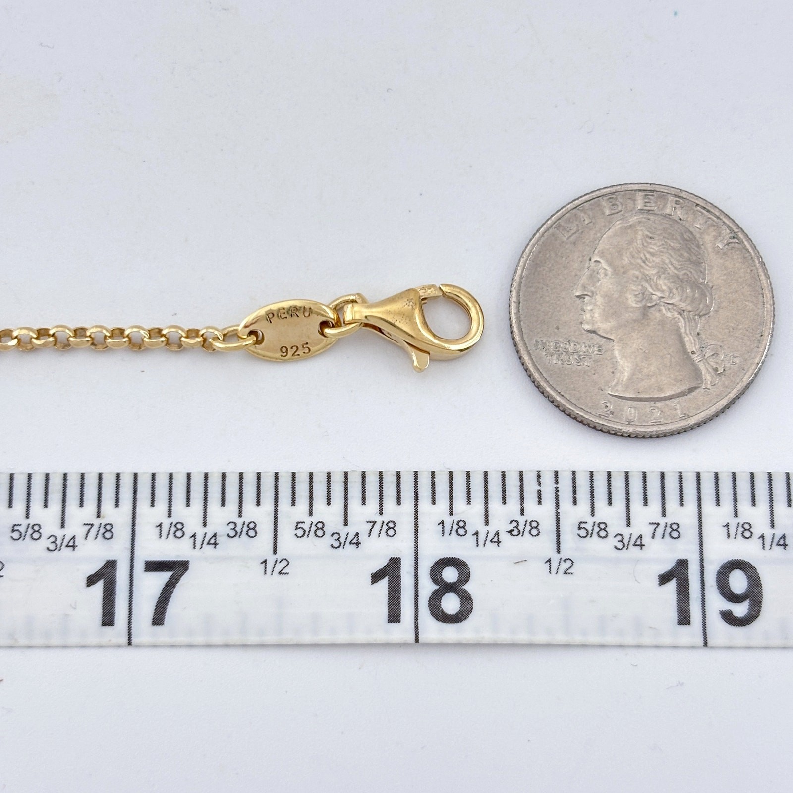 Vintage Charles Garnier Gold-Tone Oval Bead Station Necklace 16″, 17″, 18″