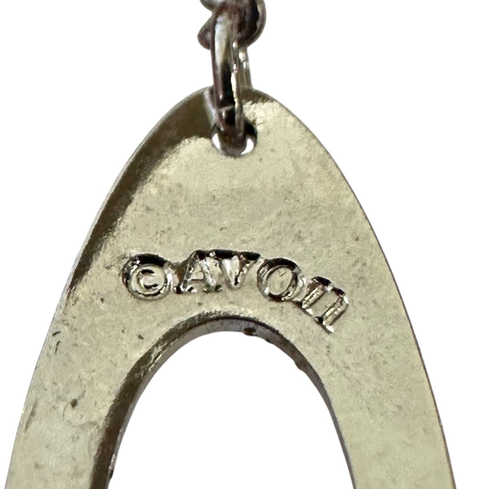 Avon 1978 Oval Accent Silvertone Anklet 9½” Ankle Bracelet NIB Vintage Old Stock