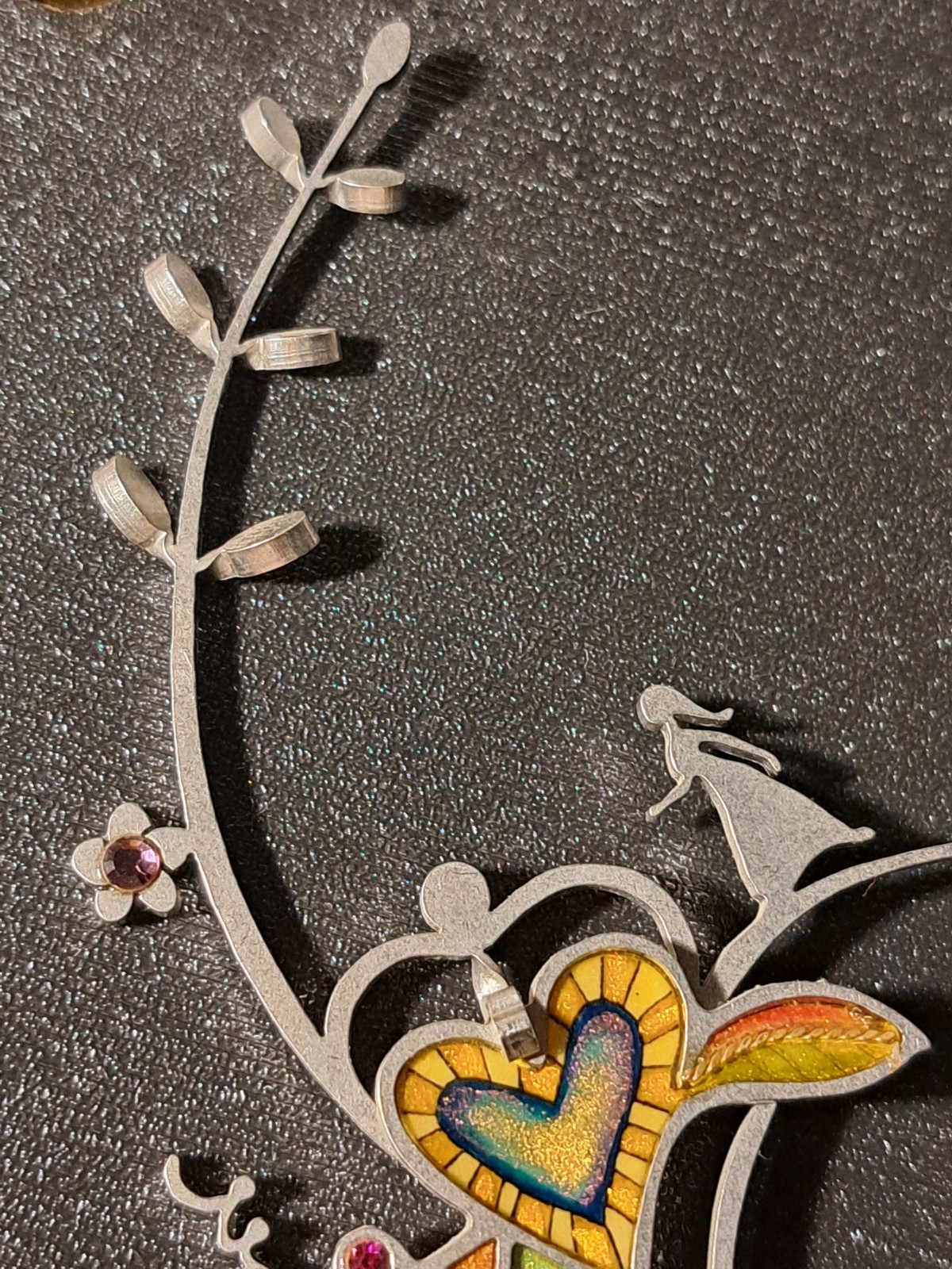 Vintage Large Seeka Whimsical Fantasy Art Brooch