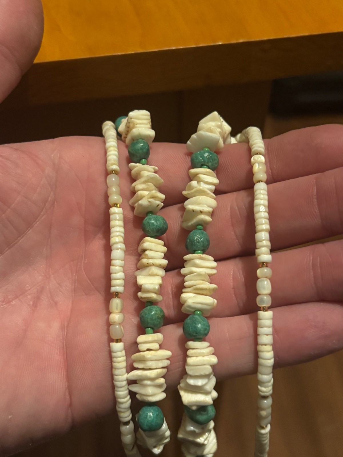 2 Vintage Puka Shell Necklaces 16” – Natural Shells And Beads