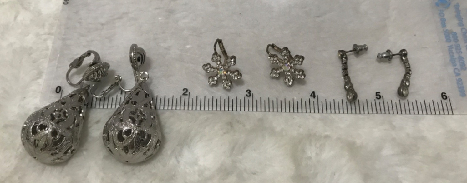 Vintage Lot Wearable Rhinestone Jewelry Belt Necklace Earrings Pin Bracelet