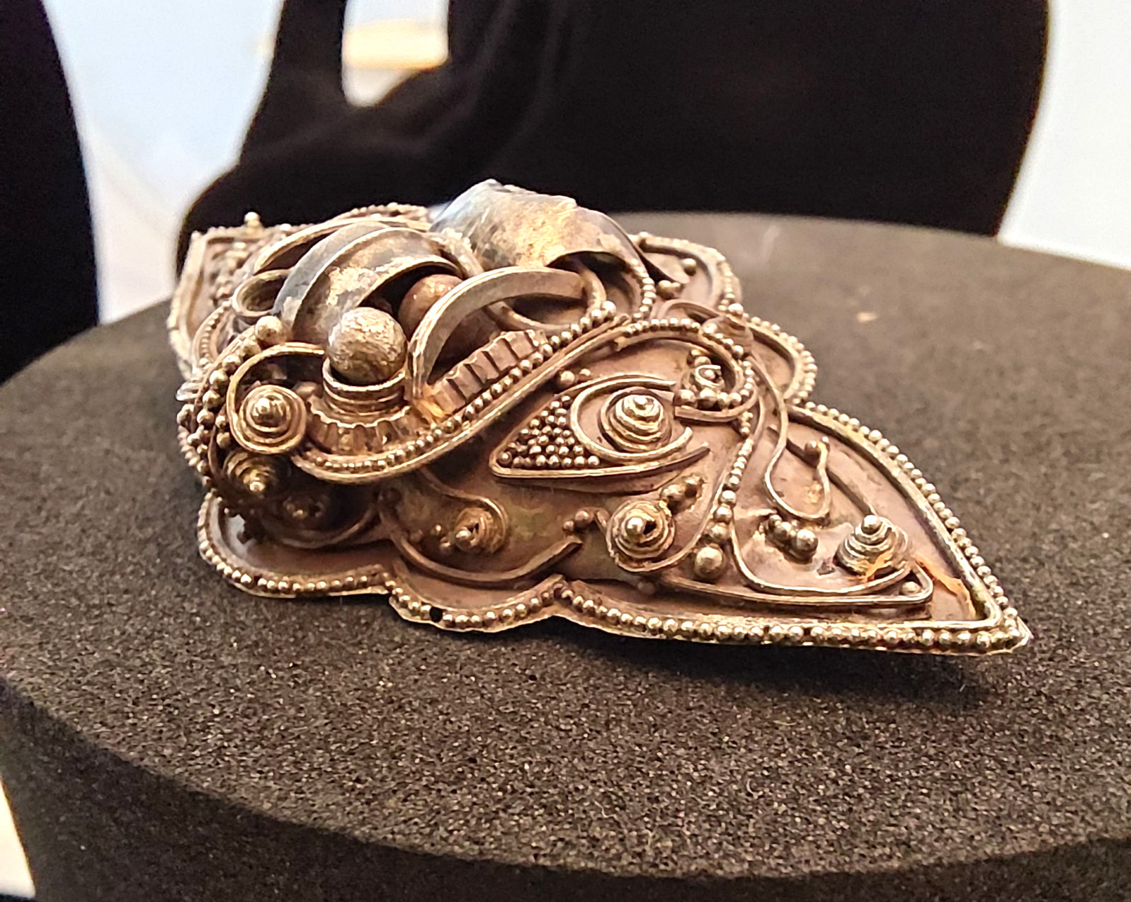 Antique Sterling Silver Late 1800’s Victorian Era Dragon/Bug (?) Brooch