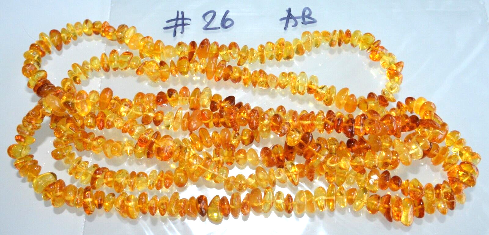 ✅135 cm=46gr RUSSIAN SOVIET BALTIC AMBER BEAD NECKLACE 琥珀 BRACELET STONE PENDANT