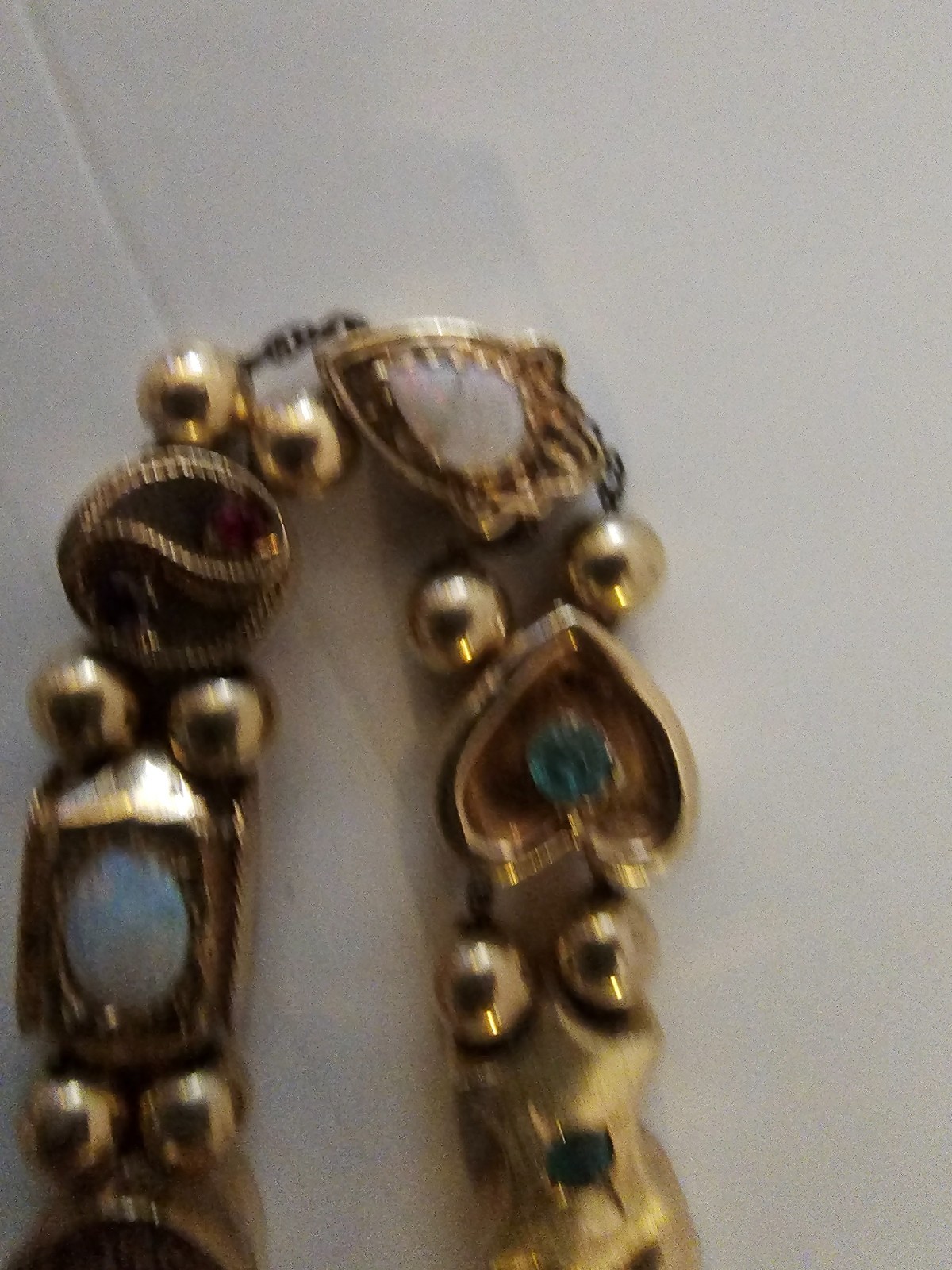 Antique Victorian 14K Gold Slide Bracelet 11 Charms 28g GIA Appraised