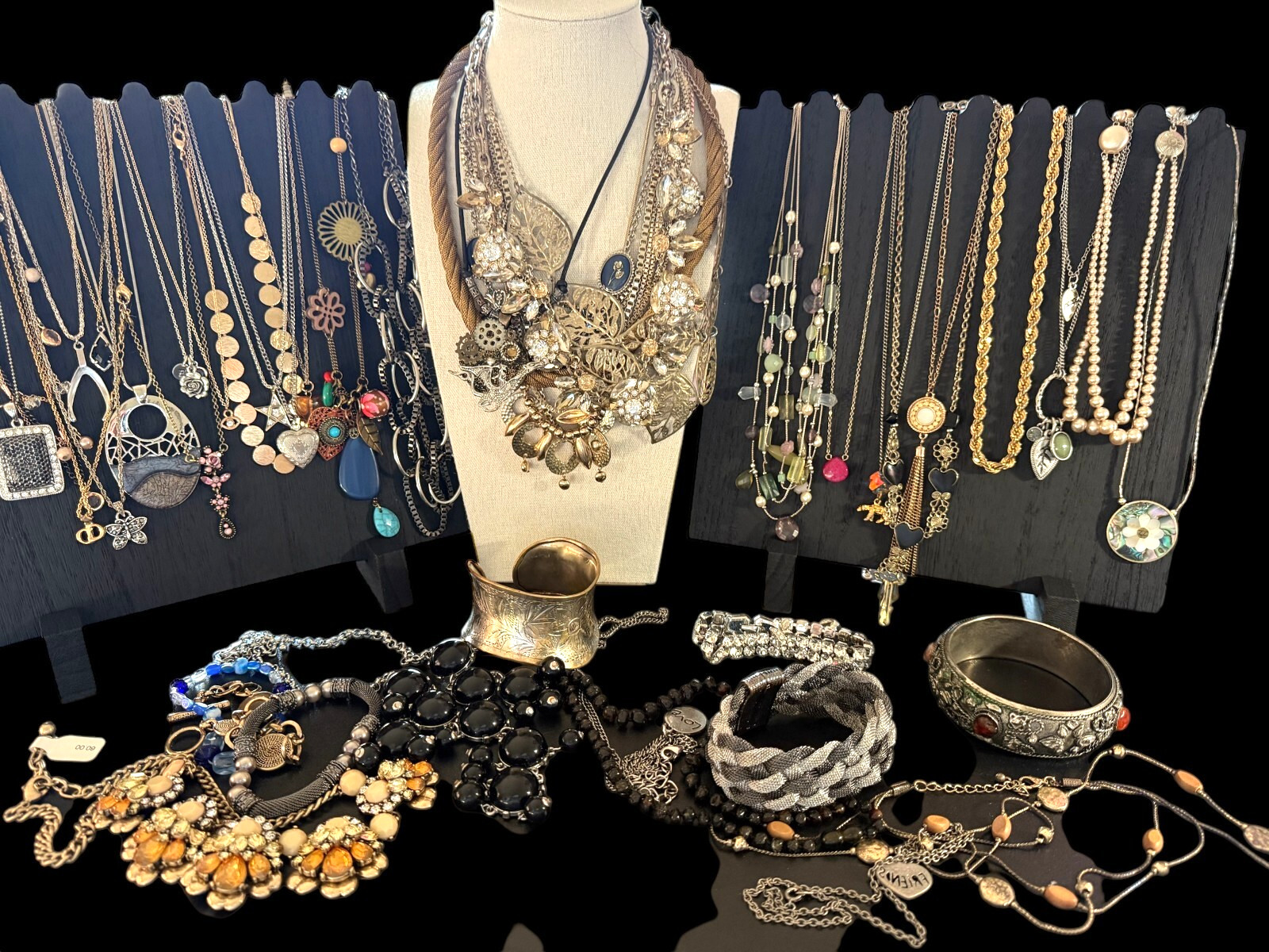 LOT Of 15 Pieces Used Costume Jewelry Vintage to Modern A Wearable Surprise!