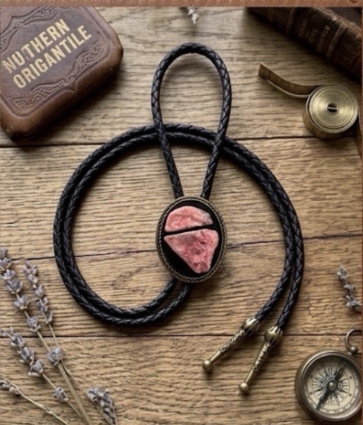 Bolo Tie Mens Wedding Necklace Leather Rope Western Cowboy Style