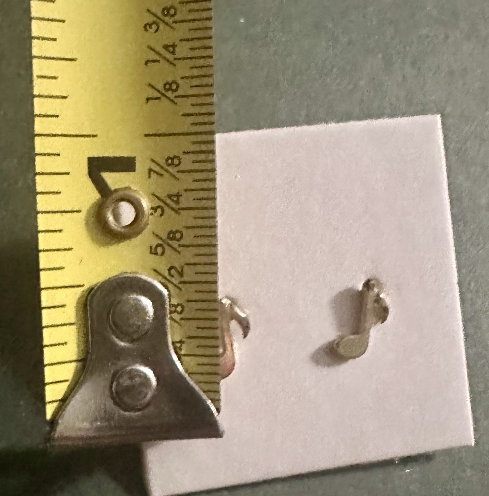 VINTAGE Avon TINY Gold Music Notes Musical Earrings NIB Studs