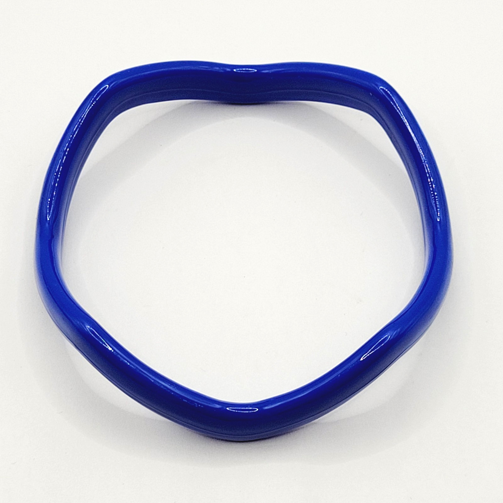 3 Blue Color Different Shape Size Bangle Bracelet Retro Style Vintage 1980s