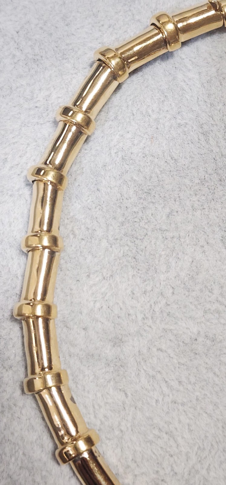 Ciner Signed Vtg Glass Gripoix Cabachon Pastel Gold Tone Choker Necklace C854