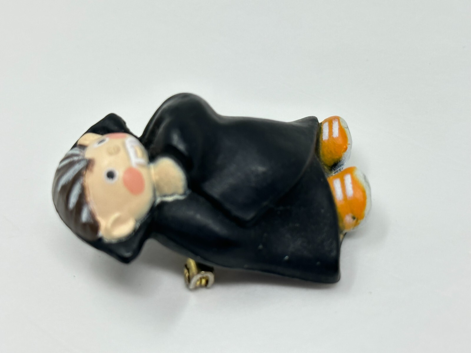 Vintage S. Lehman Fun World Plastic Halloween Count Dracula Vampire Pin