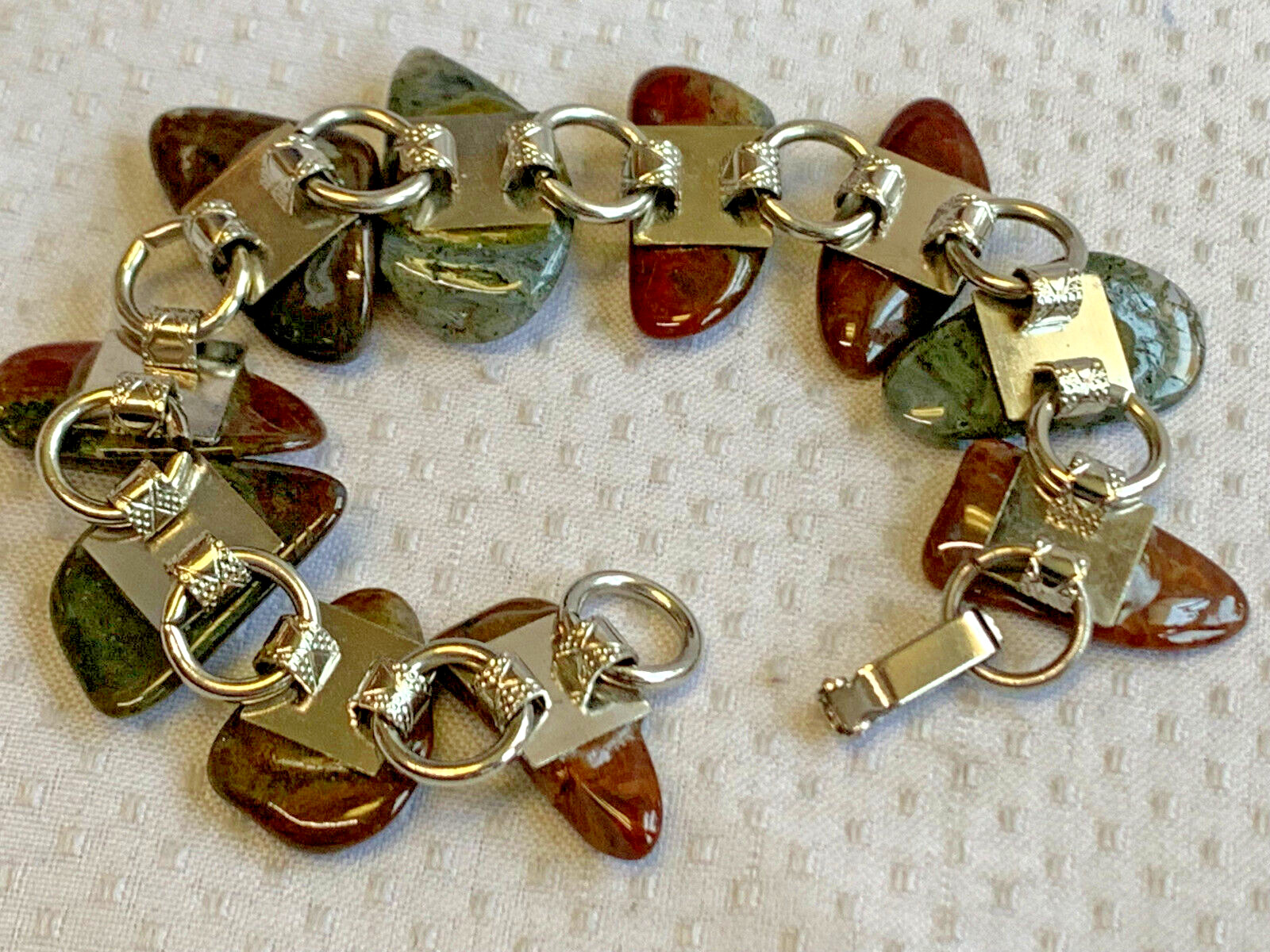 Vtg Bracelet Lot Coro Monet Sarah Coventry Avon Turquoise Look Natural Stone