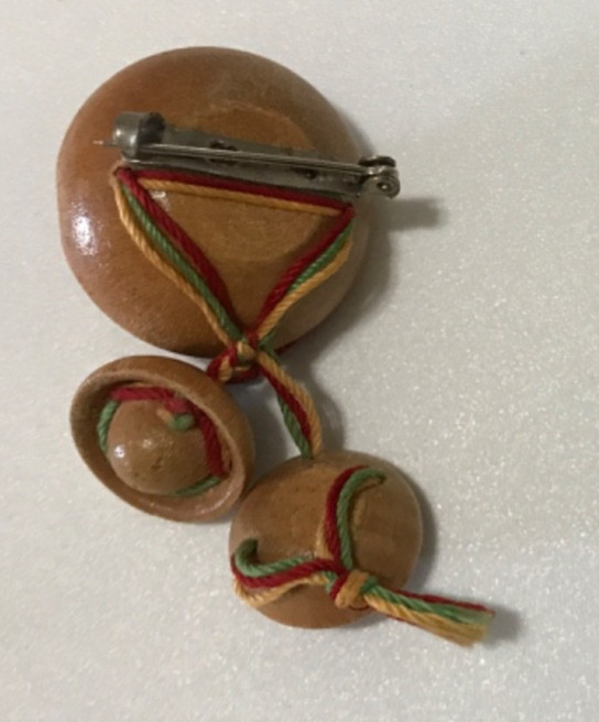 Vintage Unique MOD BOHO Wood Jewelry Necklace,Bracelets ,Earrings, Pins Lot