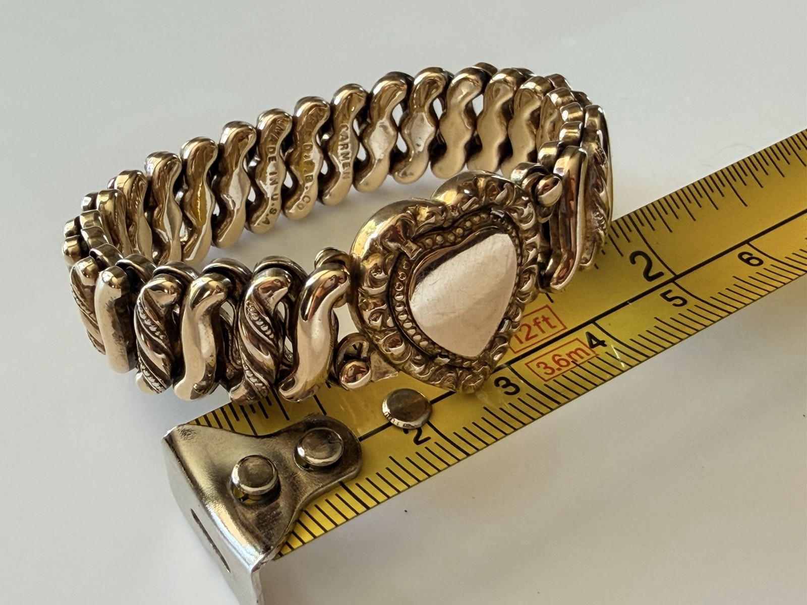 Vintage Carmen Sweetheart Expansion Bracelet