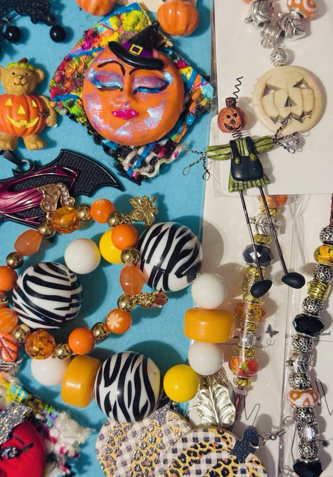 Halloween Fall Theme Jewelry Lot Of 65. Some Signed Some New With Tag